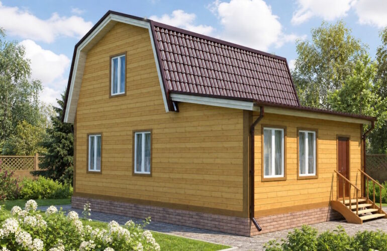 Дома из бруса 6×9: оптимальный